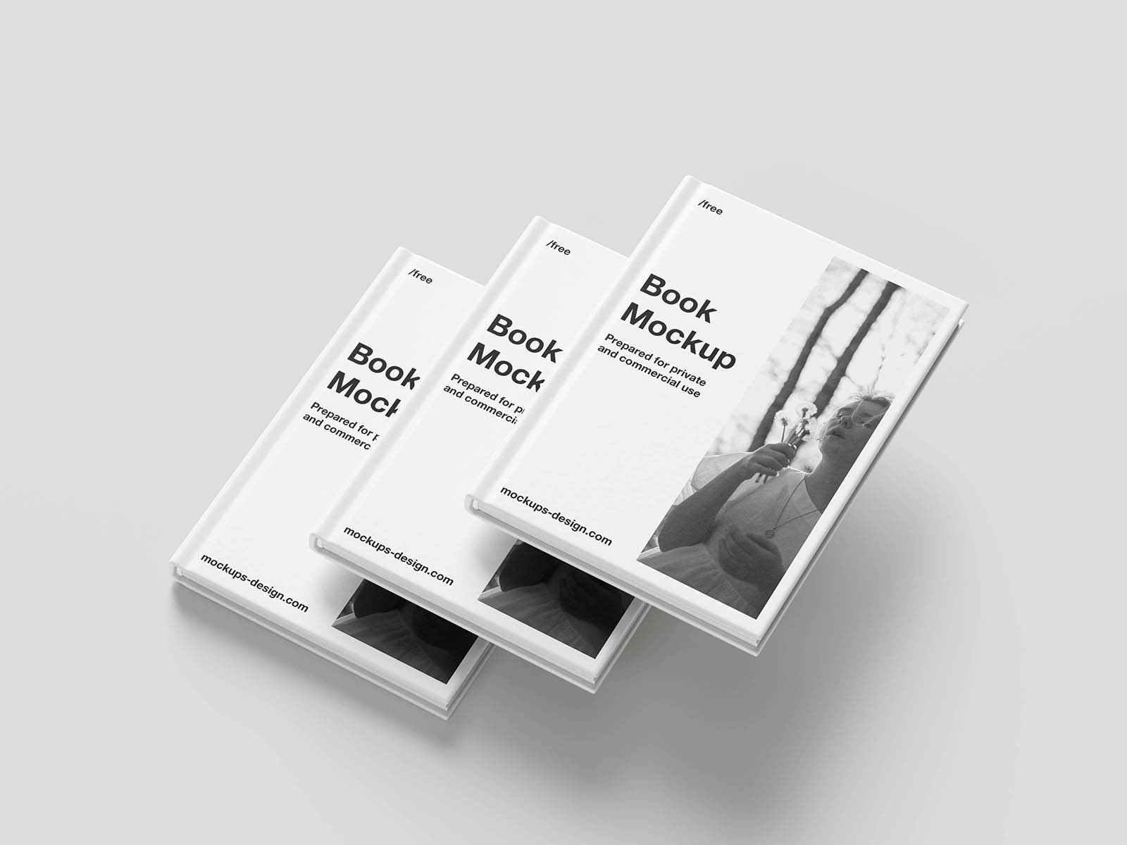 Free Elegant Hardcover Book Mockup PSD Template