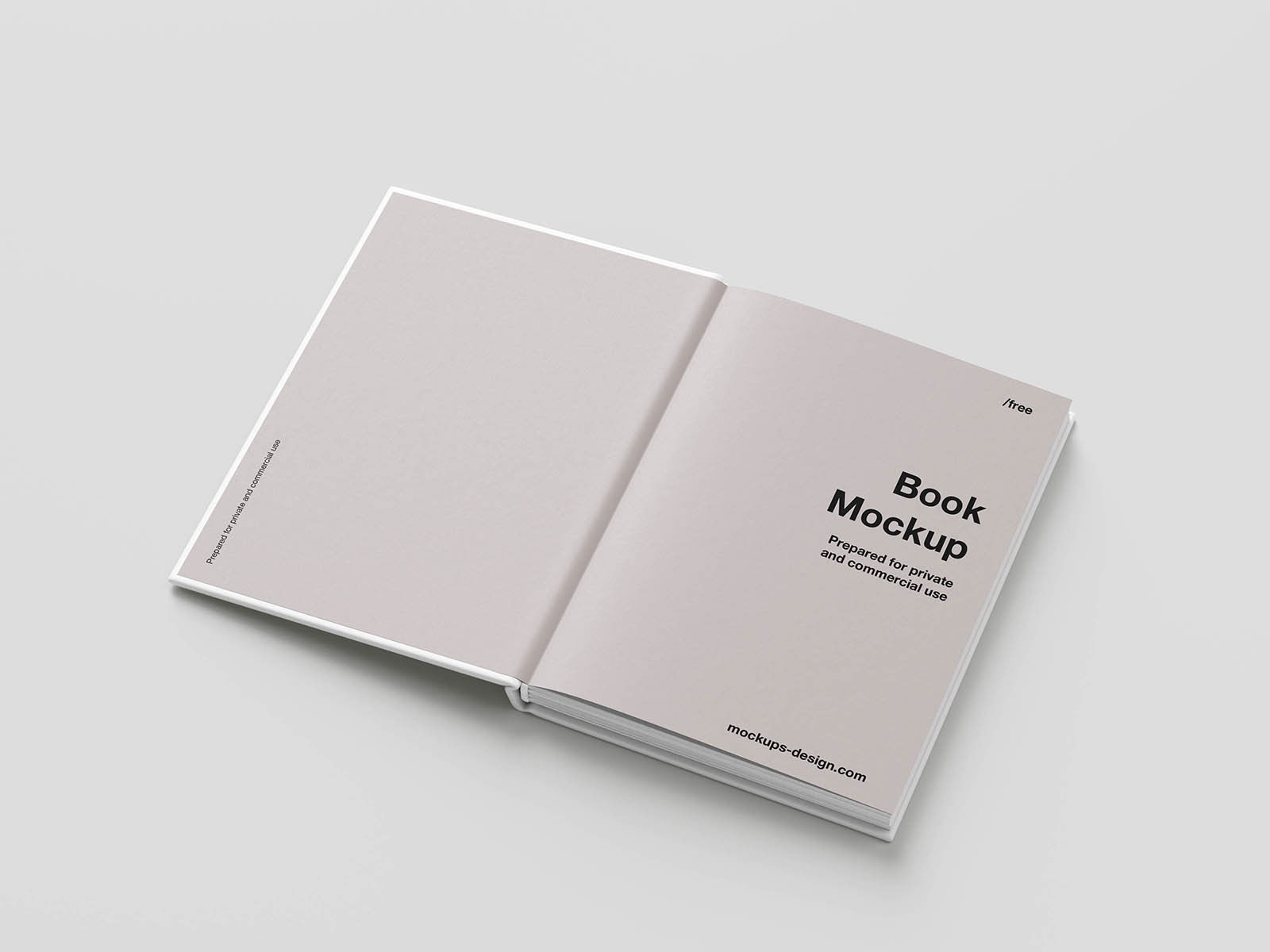 Free Elegant Hardcover Book Mockup PSD Template