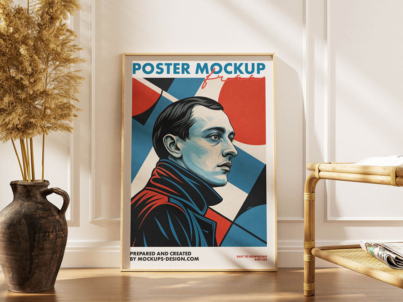Free Elegant Interior Poster Mockup PSD Template