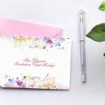 Elegant Invitation Card and Envelope Mockup