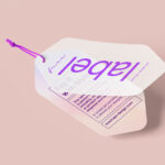 Elegant Label Tag Mockup