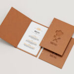 Elegant Leather Menu Mockup