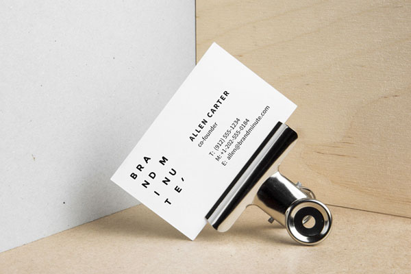Elegant Life-Like Business Card Mockup