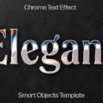 Elegant Metal Chrome Text Effect
