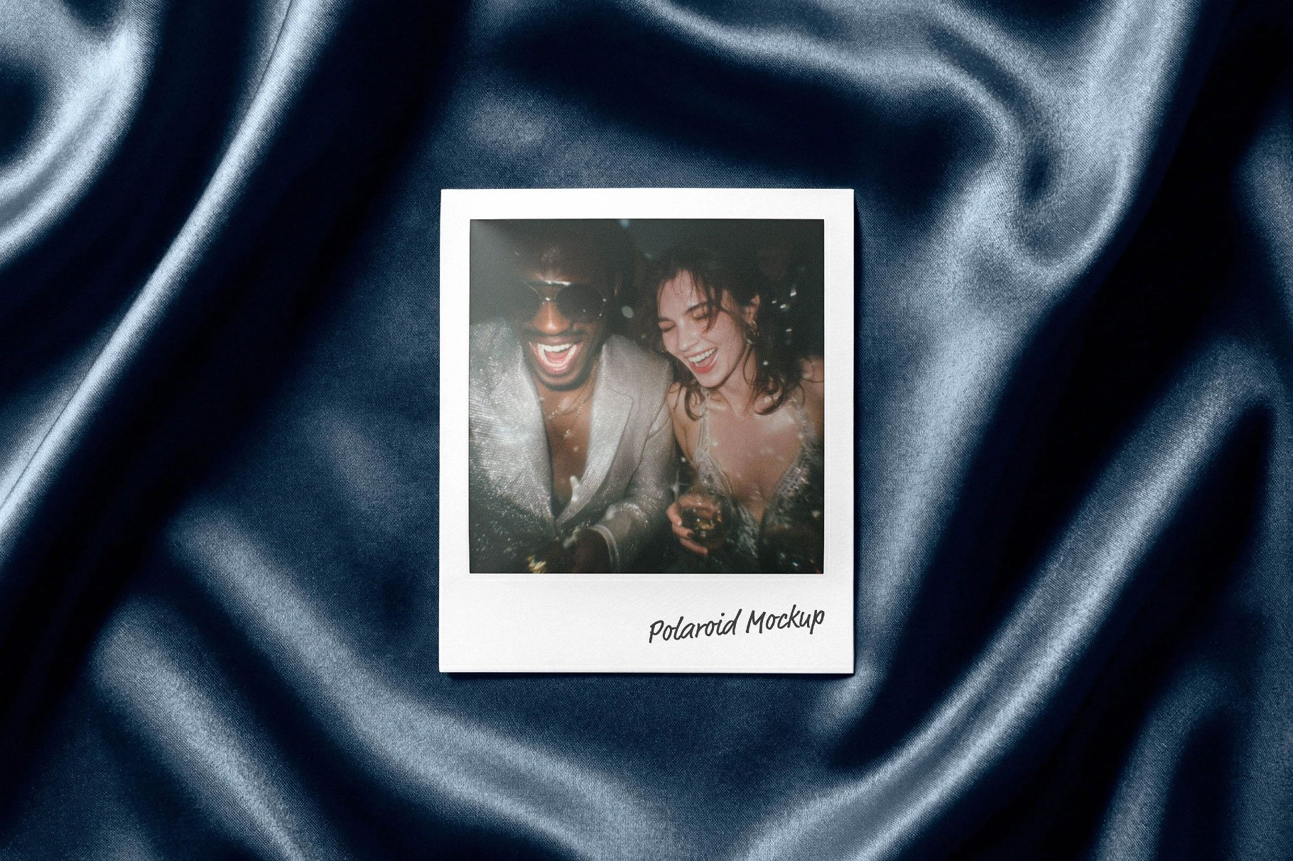 Free Elegant Polaroid Mockup PSD Template