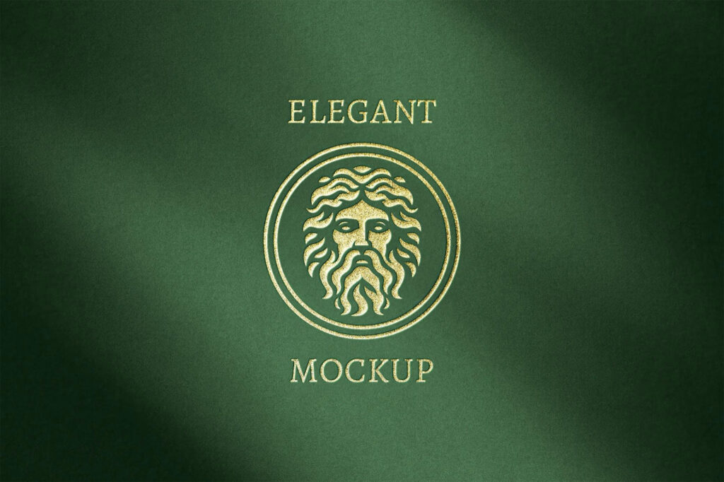Elegant Shadow Overlay Logo Mockup