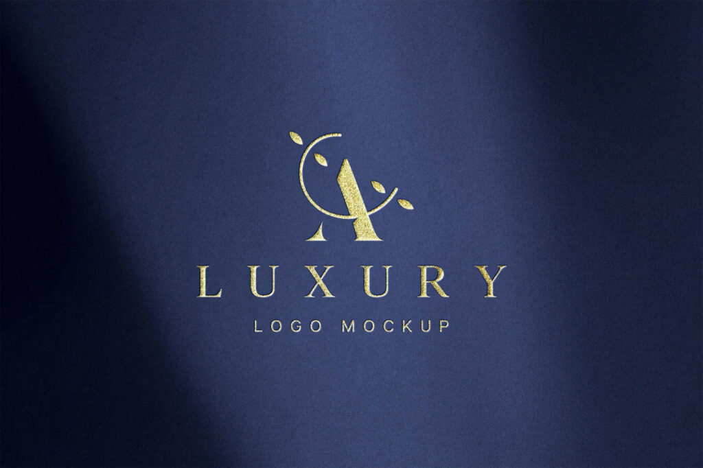 Elegant Shadow Overlay Logo Mockup