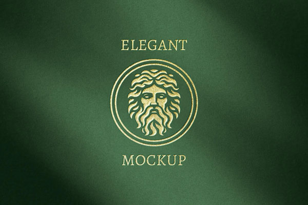 Elegant Shadow Overlay Logo Mockup
