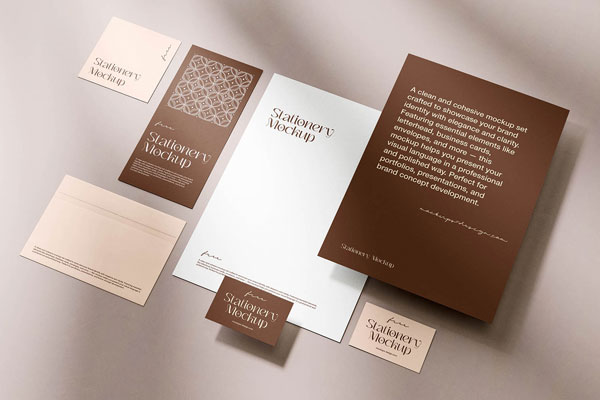 Elegant Stationery Mockup