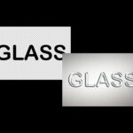 Embossed Glass Text Effect / Logo Mockup