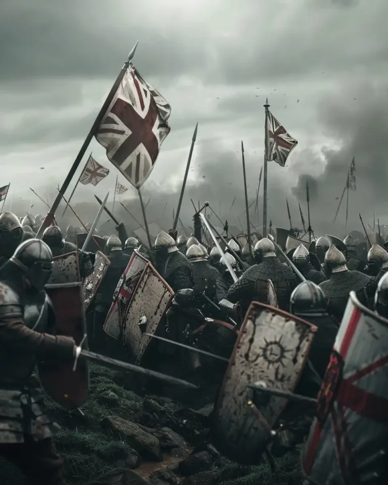 English Crusader Army Battle ai prompt preview