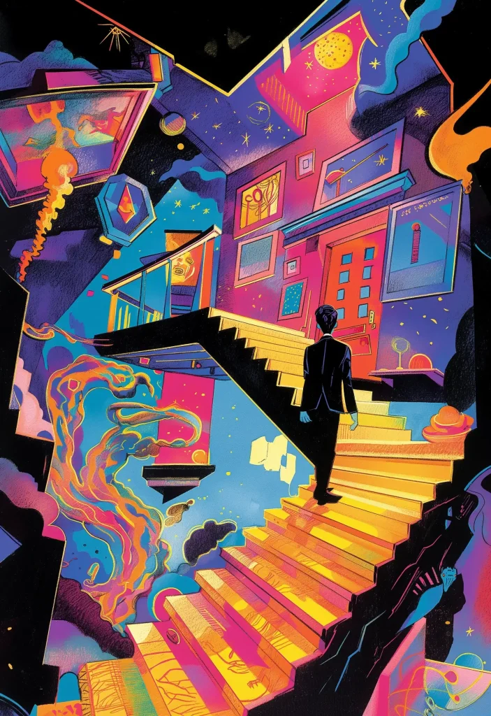 Escherian Comic Book Cover