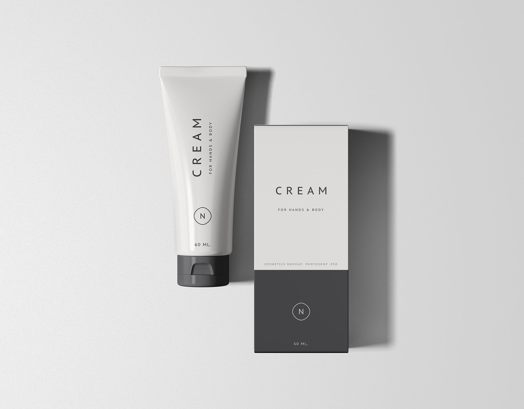 Essential Cosmetics Packaging Mockup FREE PSD