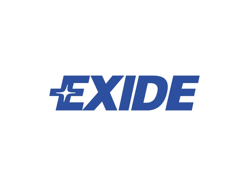 Exide Batteries Navy Blue Logo