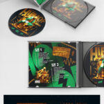 Eye-Catching Gold Hip Hop Album CD Cover Template