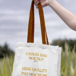 Facing Show of Cotton Bag Mockup