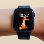 Facing Showcase of Apple Watch Mockup