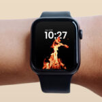 Facing Showcase of Apple Watch Mockup