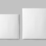 Facing Showcase of Big Bubble Envelopes Mockup