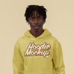 Facing Showcase of Hoodie Mockup with Sweatpants