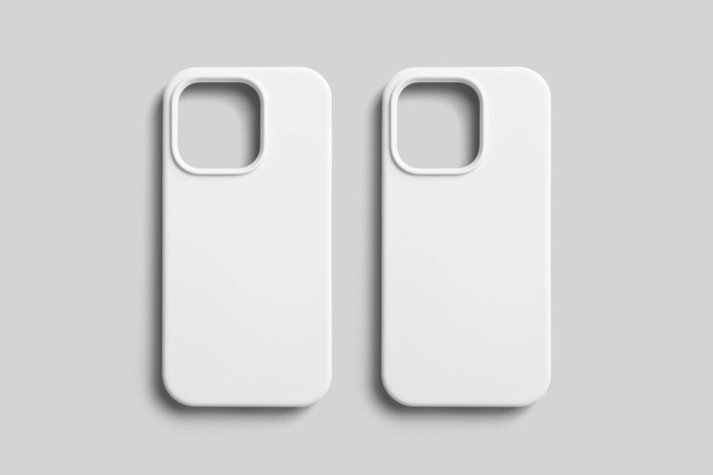 Facing Sight of 2 iPhone Pro Cases Mockup