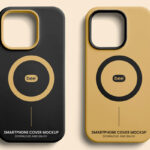 Facing Sight of 2 iPhone Pro Cases Mockup
