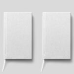 Facing Sight of 2 Lying Notebooks Mockup