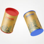 Facing Sight of Floating Paper Can Packaging Mockup