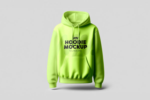 Facing Sight of Hoodie Mockup