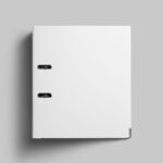 Facing Sight of Lying Stationery Binder Mockup
