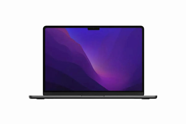 Facing Sight of M2 Macbook Air Mockup