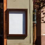 Facing Sight of Poster Mockup in Frame