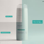 Facing Sight of Shampoo Bottle Mockup