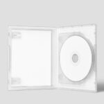 Facing Sight of Standing CD Game Box Mockup