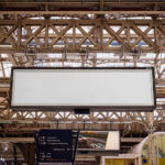 Facing Sight of Victoria Station Billboard Mockup