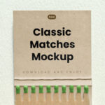 Facing View of Classic Matches Mockup