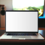 Facing View of MacBook Retina Screen Mockup