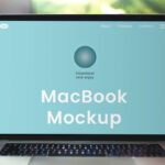 Facing View of MacBook Retina Screen Mockup