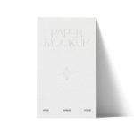Facing View of Paper Mockup