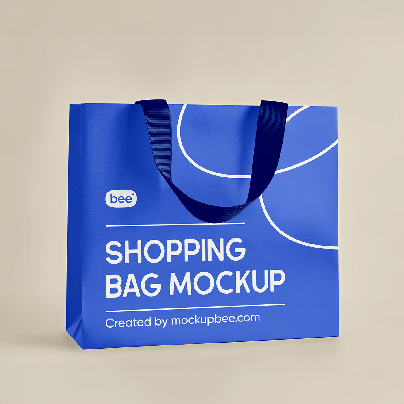 Facing View of Shopping Bag Mockup FREE PSD