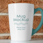 Facing Vision of Ceramic Mug Mockup