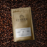 Facing Vision of Coffee Paper Bag Mockup