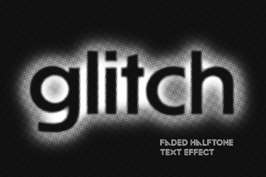 Faded Blur Text Effect / Logo Mockup