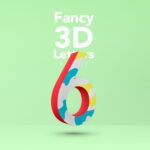 Fancy 3D Letter Text Effect
