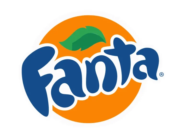 Fanta in Orange Circle Logo
