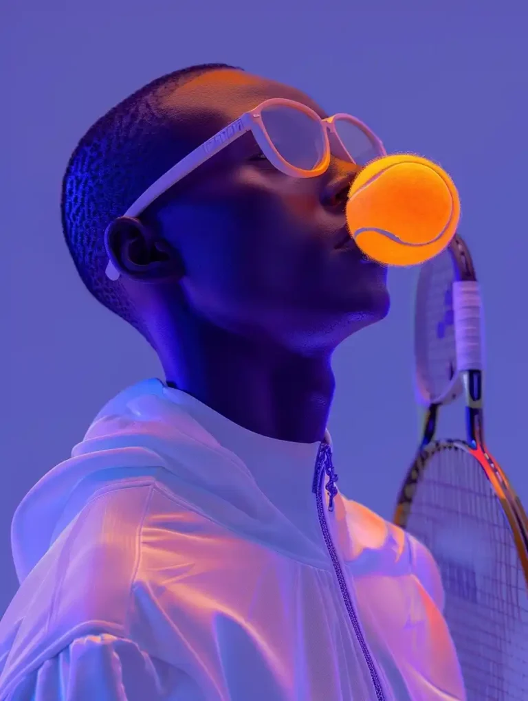 Fashion Figure Tennis Portrait ai prompt preview