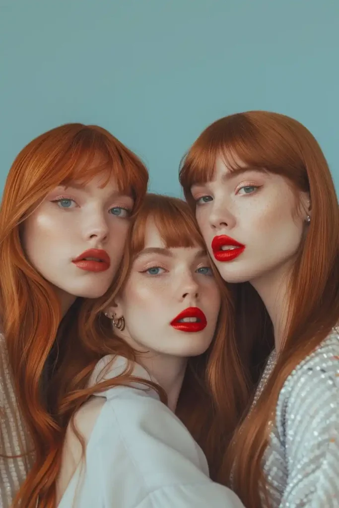 Fashion Red Hair Trio