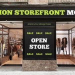 Fashion Storefront Mockup in Facing Shot
