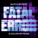 Fatal Error Glitch Text Effect
