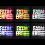 Fatal Error Glitch Text Effect